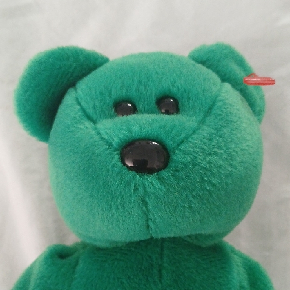 Green Plush Bear Toy - Picture 3 of 5